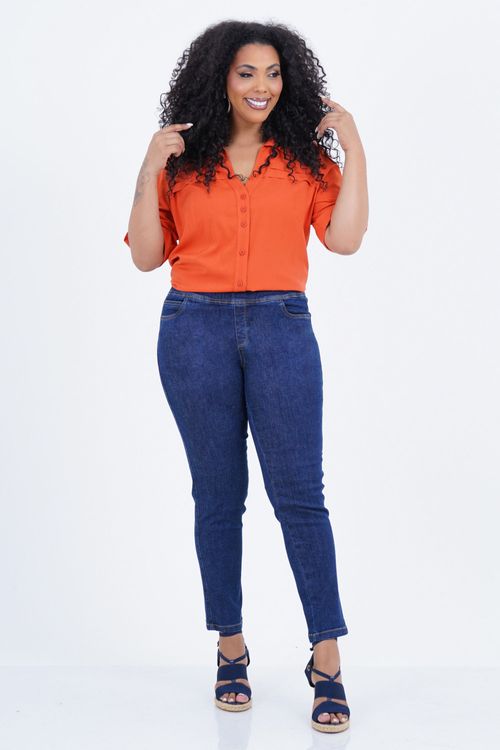 Camisão Plus Size Feminino Manga 3/4 Restaurar