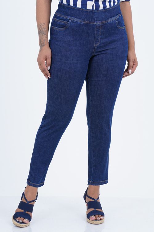 Calça Jegging Plus Size Feminino Jeans Recycle