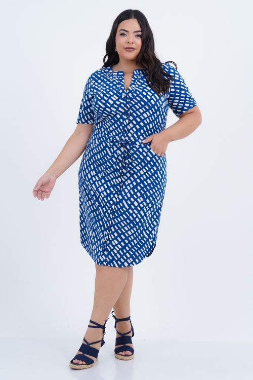 Vestido Plus Size Feminino Médio Agora