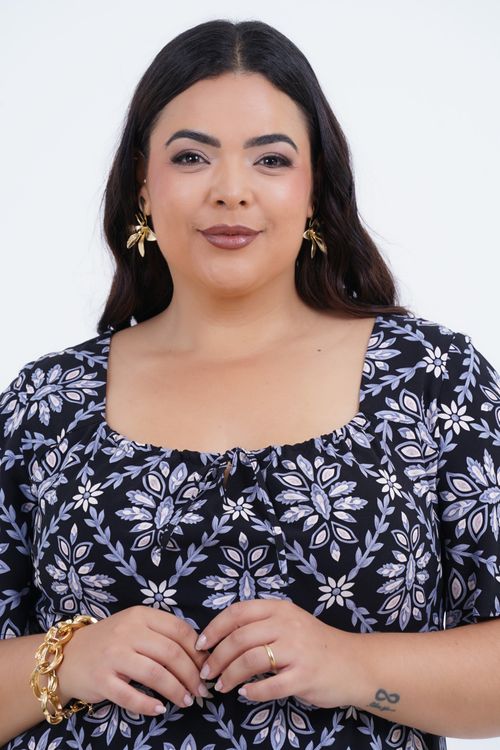 Vestido Plus Size Feminino Midi Néctar