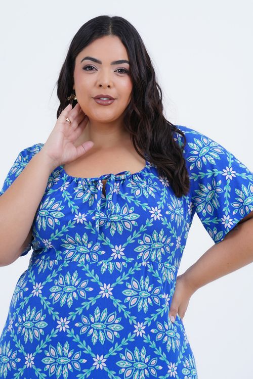 Vestido Plus Size Feminino Midi Néctar