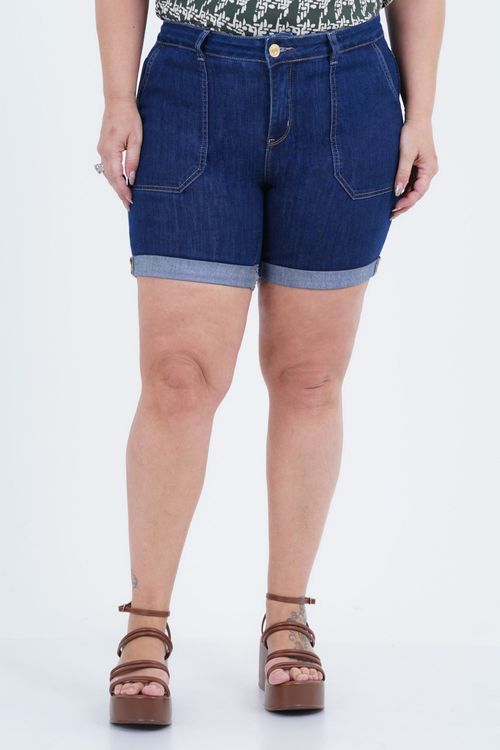 Shorts Plus Size Feminino Jeans Parque