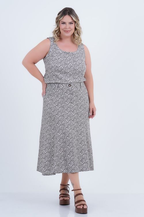Blusa Plus Size Feminino Linho Afrodisíaco