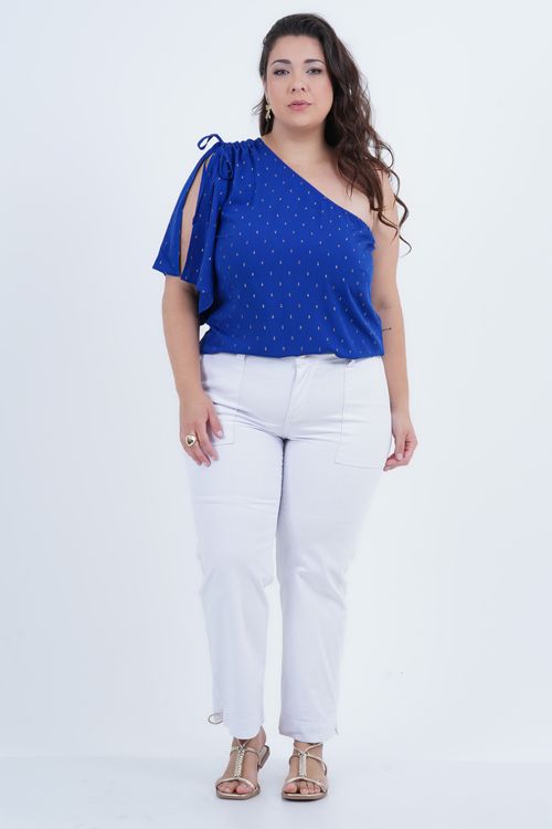 Blusa Plus Size Feminino Look Manga 3/4