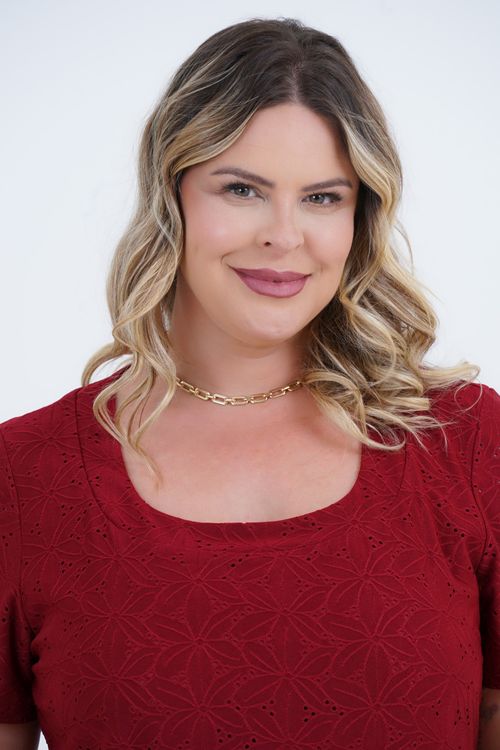 Vestido Plus Size Feminino Amável Midi Laise
