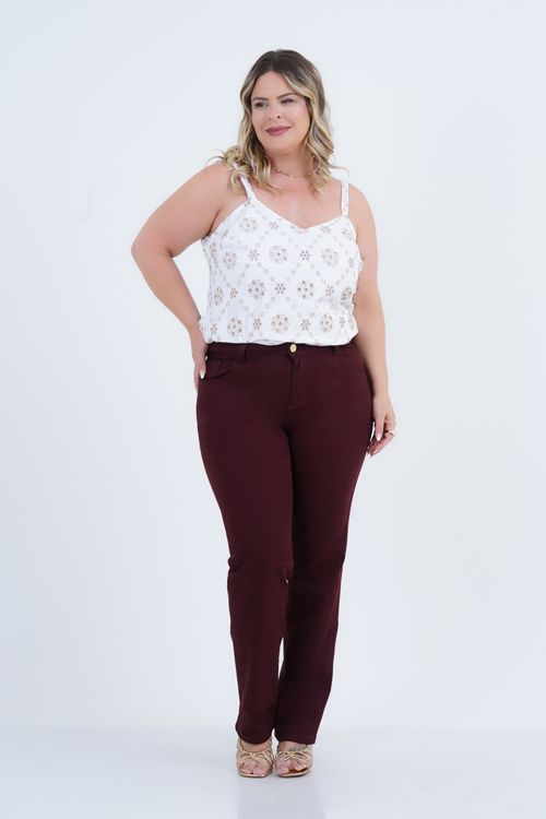 Regata Plus Size Feminino Trendy Laise