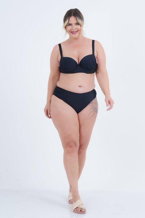 Biquini Plus Size Feminino Liso Orla