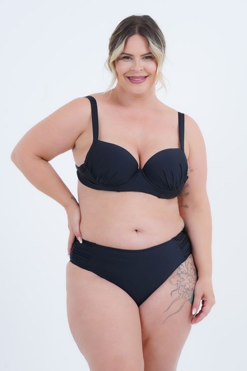 Biquini Plus Size Feminino Liso Orla