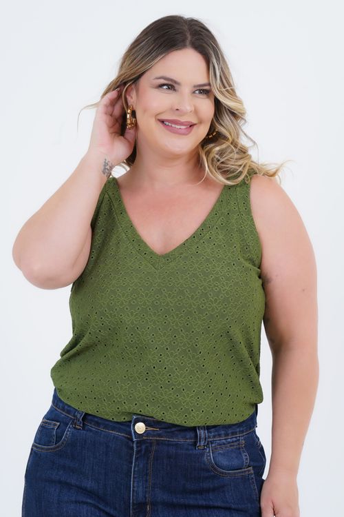 Regata Plus Size Feminino Windy Laise