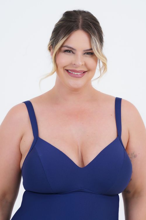 Maiô Plus Size Feminino Liso Litoral