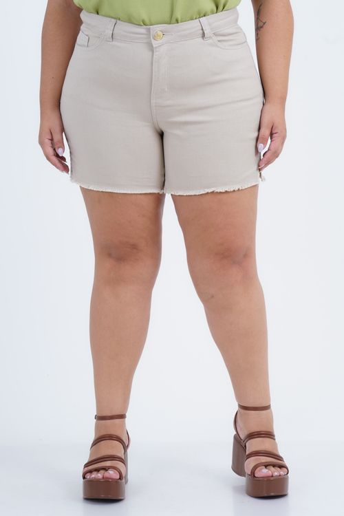 Shorts Plus Size Feminino Sarja Libertador
