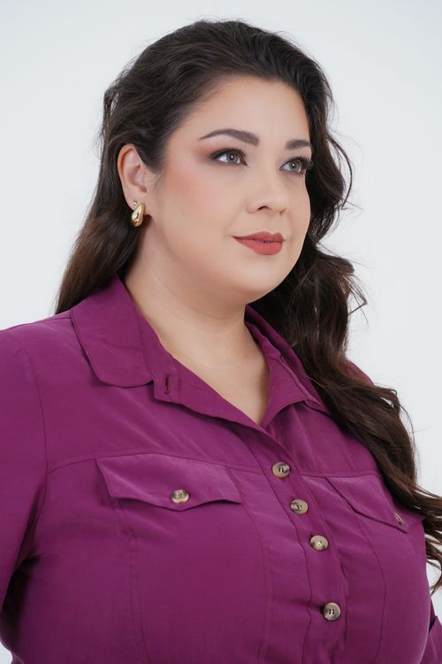 Vestido Plus Size Feminino Midi Lenha
