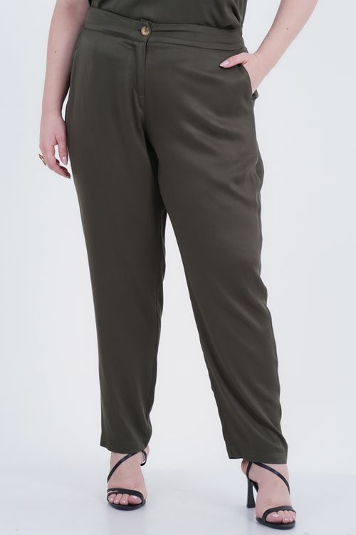 Calça Plus Size Feminino Cenoura Melodia