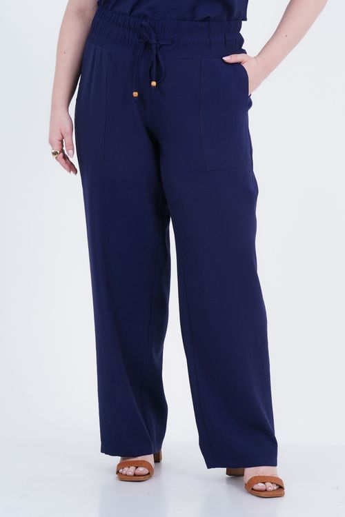 Calça Plus Size Feminino Pantalona Conforto