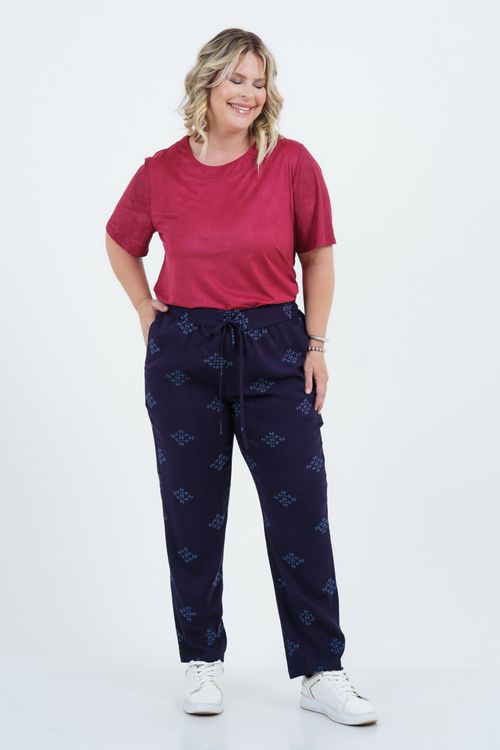 Blusa Plus Size Feminino Manga Curta Gentileza
