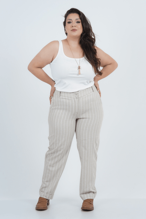 Regata Plus Size Feminino Ribana