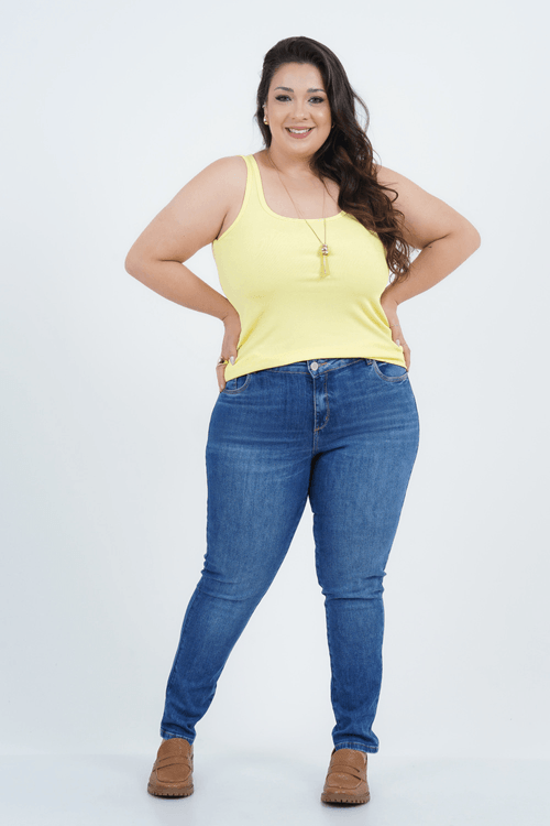 Regata Plus Size Feminino Ribana