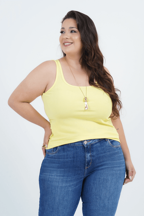 Regata Plus Size Feminino Ribana