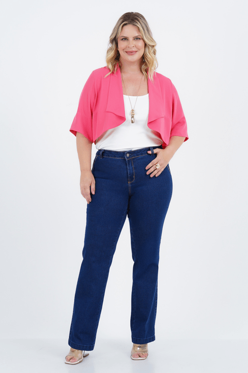 Blazer Plus Size Euforia Manga 3/4