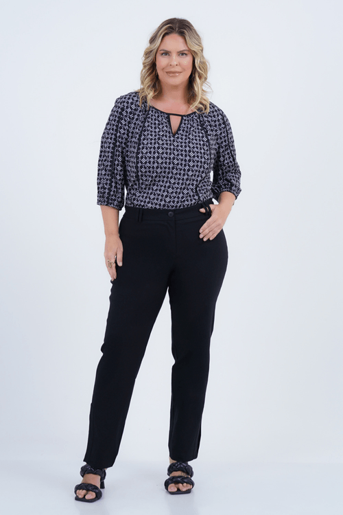Calça Plus Size Feminino Slim Radiante