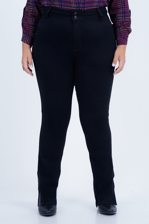 Calça Reta Plus Size Uganda