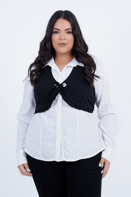 Colete Plus Size Jovial