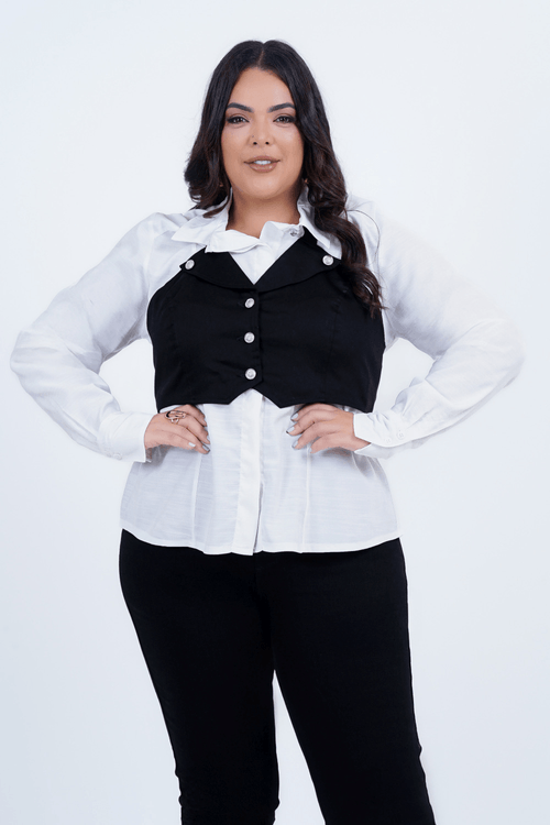 Colete Plus Size Graça