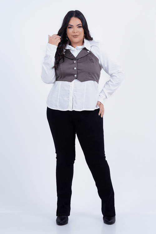 Colete Plus Size Graça