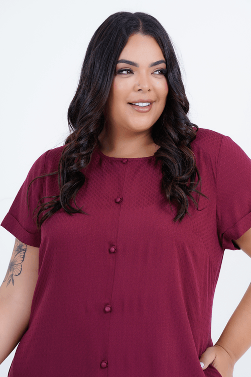 Vestido Plus Size Feminino Midi Alvorada