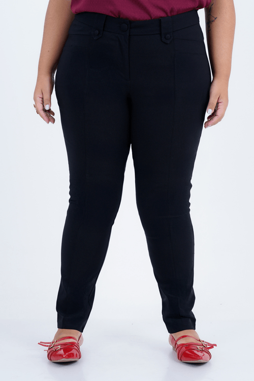 Calça Plus Size Feminino Skinny Conquista
