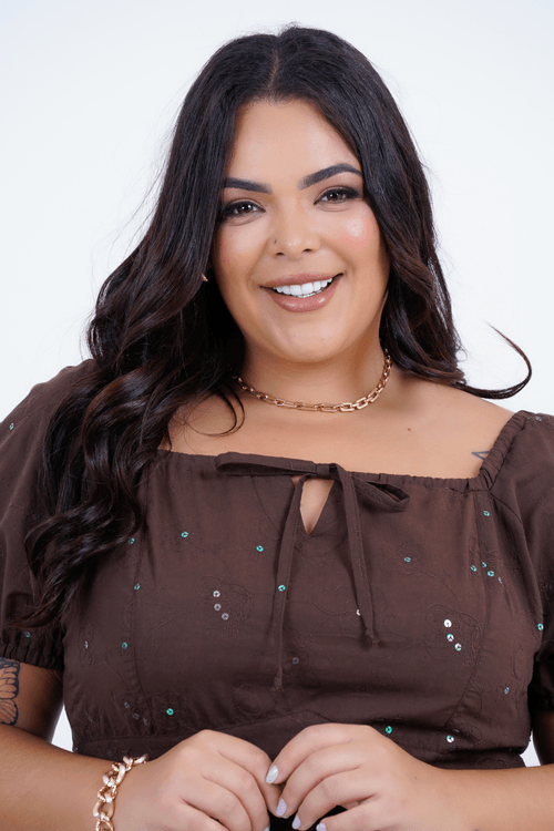 Vestido Plus Size Feminino Midi Cintilante
