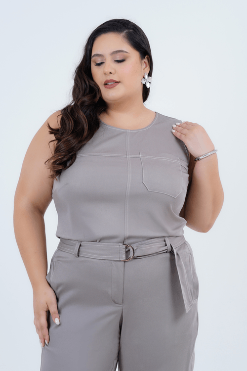 Regata Plus Size Feminino Minimal