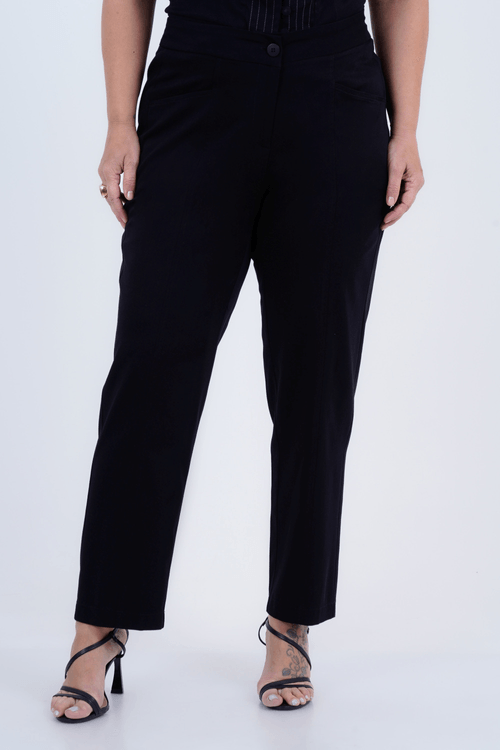 Calça Plus Size Feminino Reta Crepúsculo
