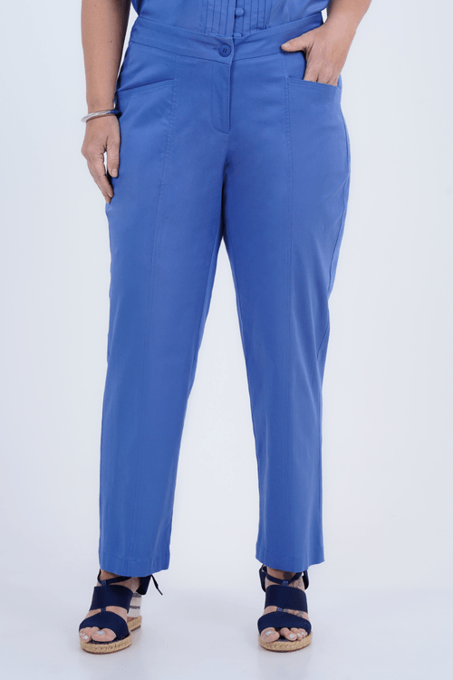 Calça Plus Size Feminino Reta Crepúsculo