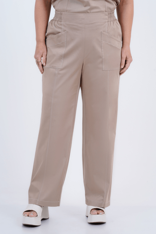 Calça Plus Size Feminino Pantalona Positano