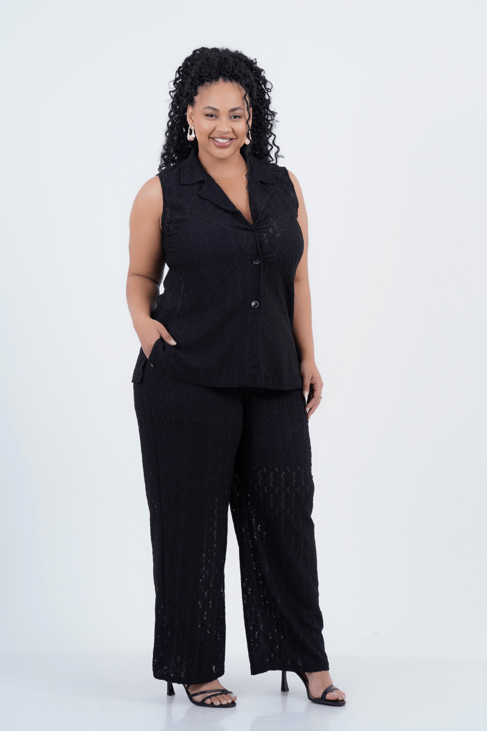 Colete Plus Size Feminino Marrakesh