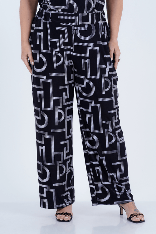 Calça Plus Size Feminino Pantalona Veneza