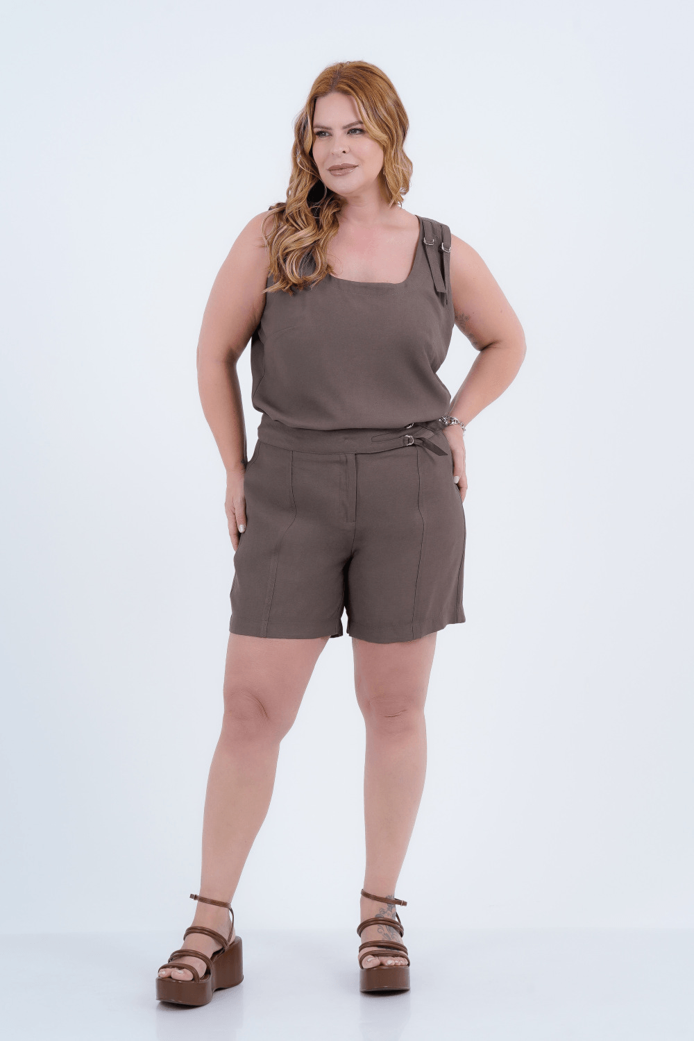 Shorts Plus Size Feminino Luna