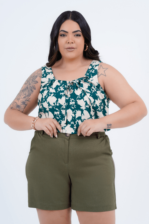 Regata Plus Size Feminino Bruma