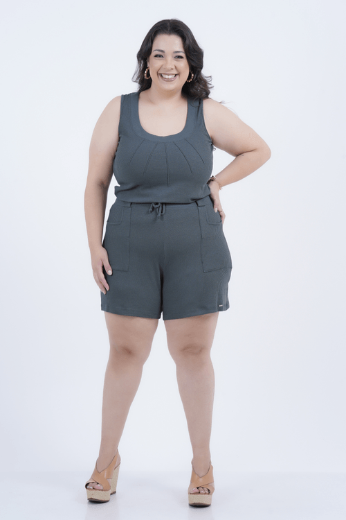 Regata Plus Size Feminino Honey
