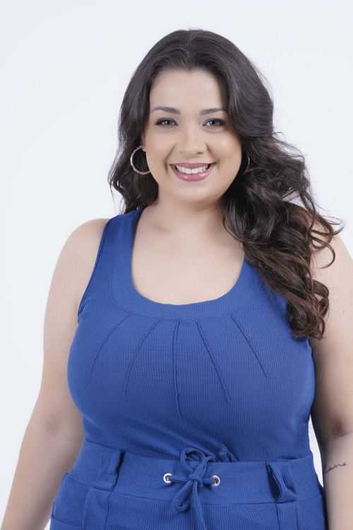 Regata Plus Size Feminino Honey