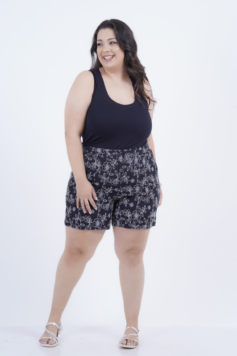 Regata Plus Size Feminino Toscana