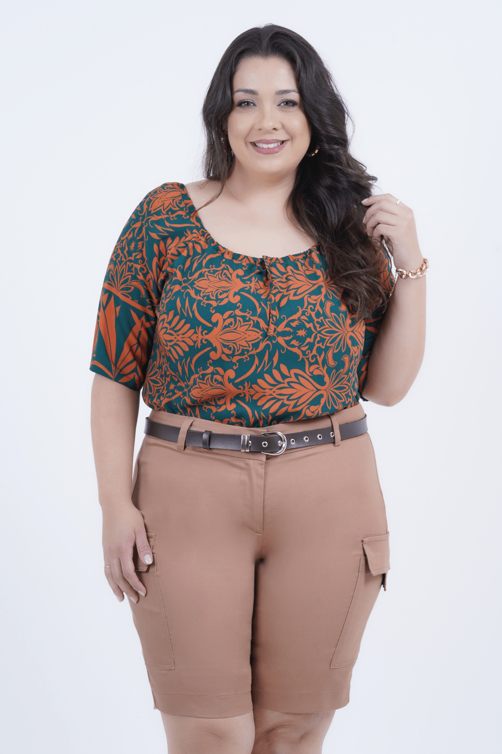 Cinto Plus Size Feminino Caffè