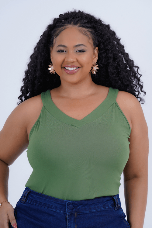 REGATA PLUS SIZE FEMININO CANOTTA