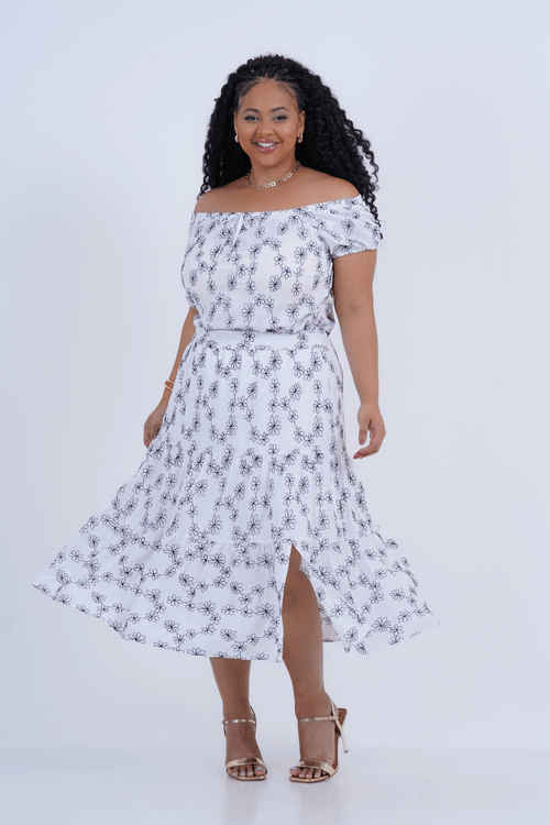 Blusa Plus Size Feminino Manga Curta Creta