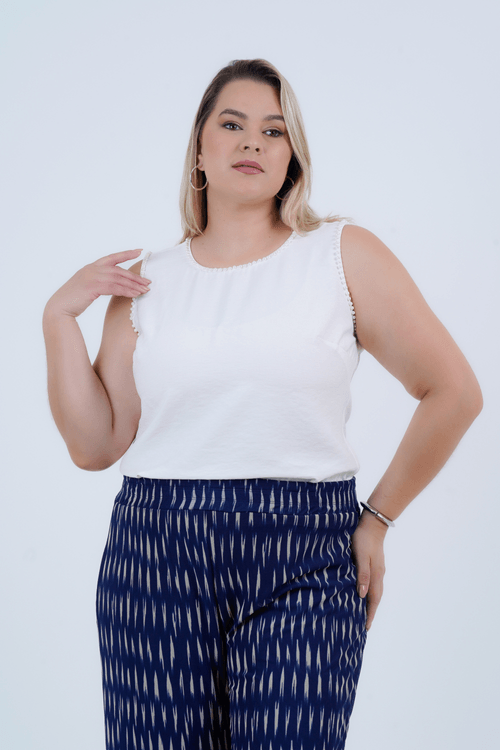 REGATA PLUS SIZE FEMININO PERLA