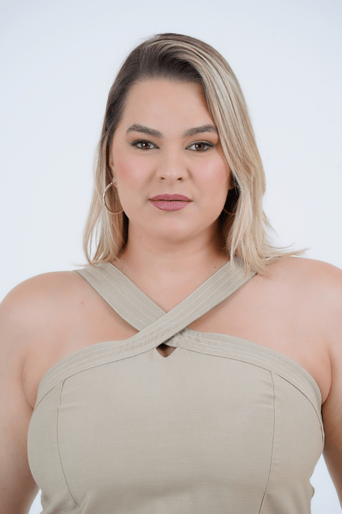 VESTIDO PLUS SIZE FEMININO MIDI MOSCATEL