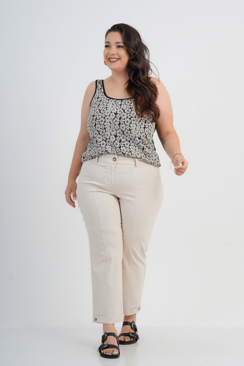 REGATA PLUS SIZE FEMININO RENDA LIA