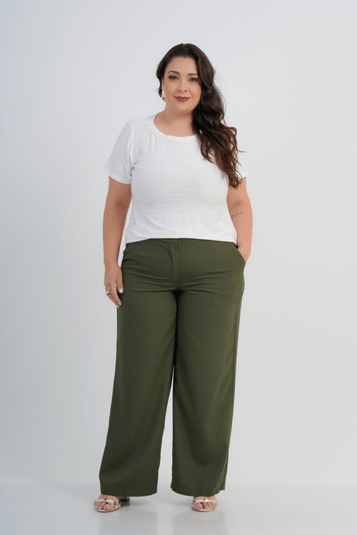 BLUSA PLUS SIZE FEMNINO MANGA CURTA IPANEMA