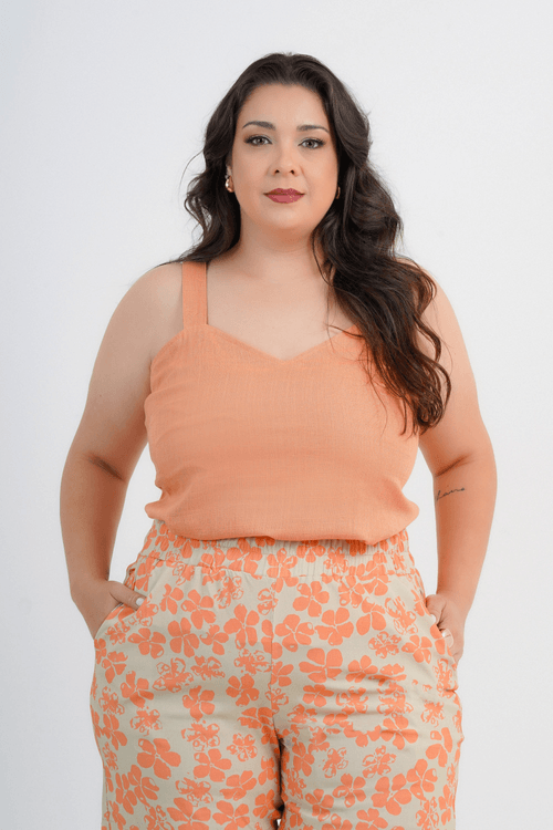 REGATA PLUS SIZE FEMININO LINHO AMALFI